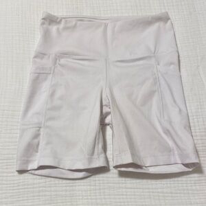 NWOT Women's White Athletic Shorts